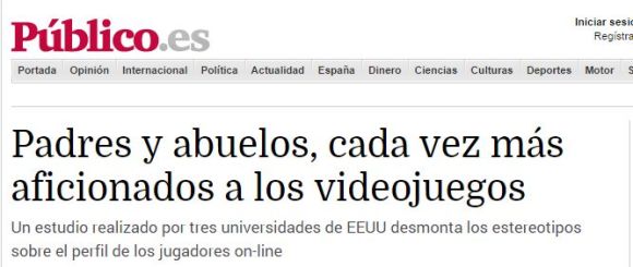 Padres y abuelos, cada vez más aficionados a los videojuegos U